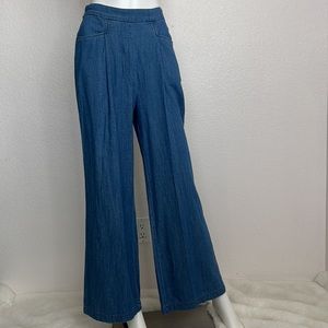 BCBGeneration XS wide, leg, chambray pants